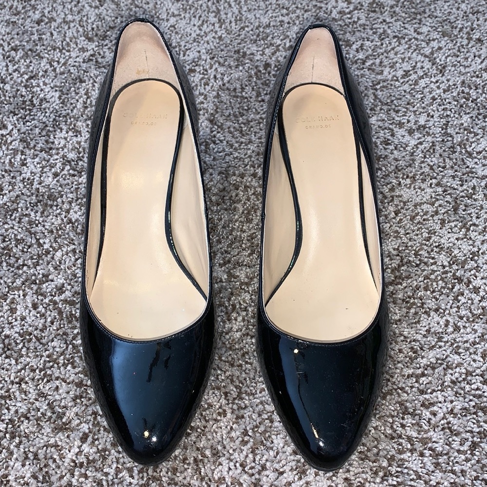 Cole Haan Patent Pumps
